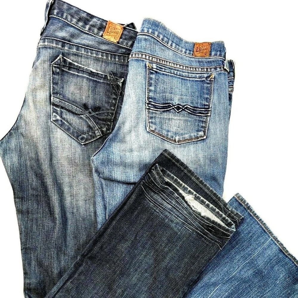 Vintage LUCKY BRAND Dungarees Jeans Pants Boot Cut